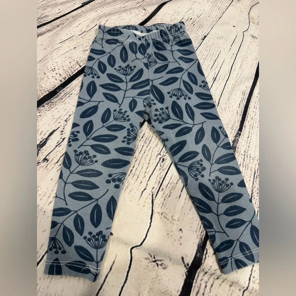 Winter Water Facorty Kids Fairy and Floral Print Leggings Set